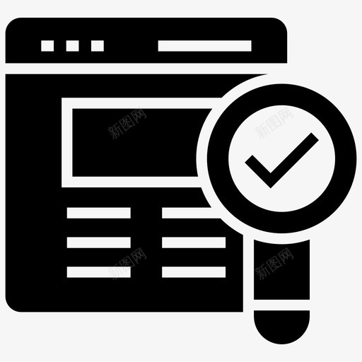 认证网站复选标记验证网站图标svg_新图网 https://ixintu.com 优化 图标 复选 字形 搜索引擎 标记 网站 网络 网页 认证 验证