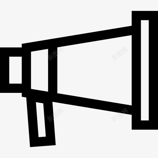 扩音器营销126线性图标svg_新图网 https://ixintu.com 扩音器 线性 营销