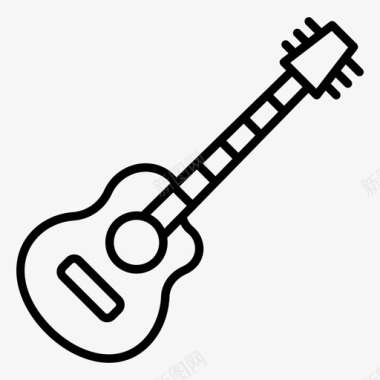 吉他原声音乐图标图标