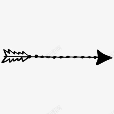 箭弓和箭方向图标图标
