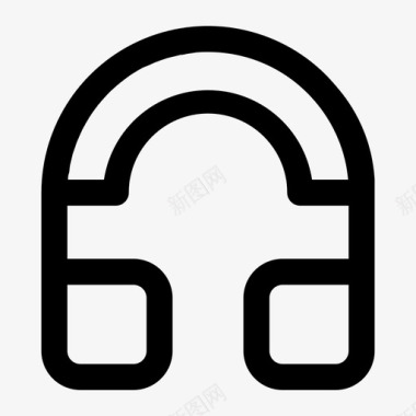 耳机音频硬件图标图标