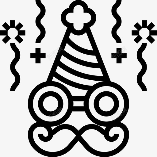 生日派对32岁生日派对直系图标svg_新图网 https://ixintu.com 32岁生日派对 生日派对 直系