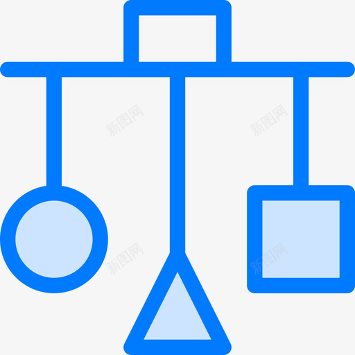 婴儿手机玩具38蓝色图标svg_新图网 https://ixintu.com 婴儿 手机 玩具 蓝色
