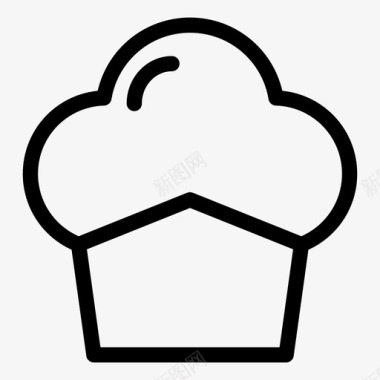 纸杯蛋糕糕点面包房图标图标