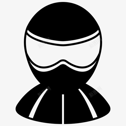 赛车头像汽车人图标svg_新图网 https://ixintu.com 人 汽车 职业和人物头像雕文 赛车头像 速度