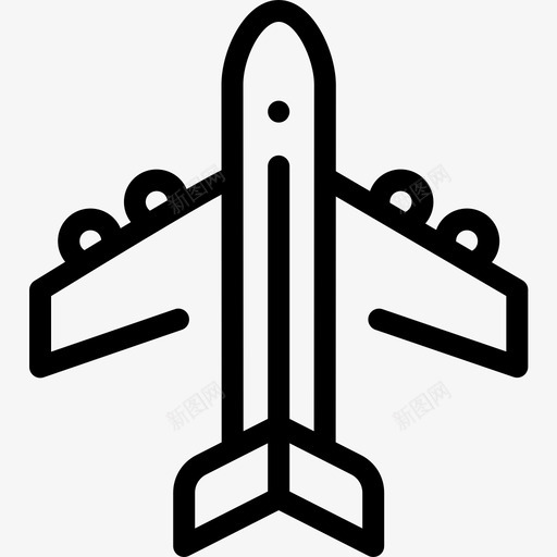 飞机旅行215直线图标svg_新图网 https://ixintu.com 旅行 直线 飞机
