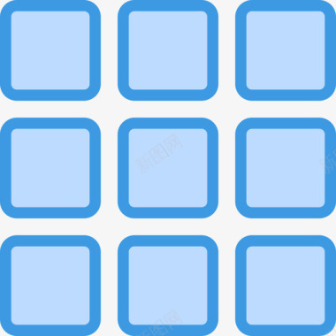应用程序webessential6蓝色图标图标