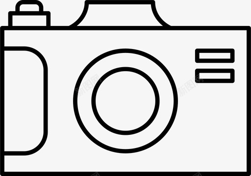 相机数码单反相机图标svg_新图网 https://ixintu.com 单反 摄影 数码 相机