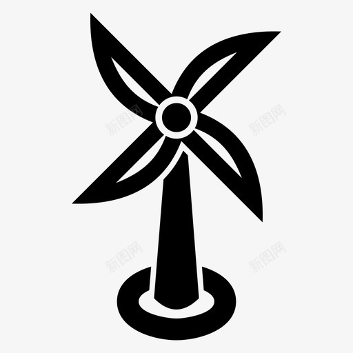 风扇空调工业图标svg_新图网 https://ixintu.com 工业 涡轮机 空调 通风 风扇