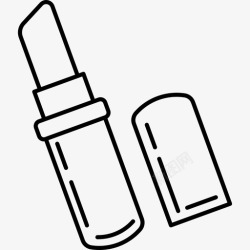 口红封面口红美容化妆品图标高清图片