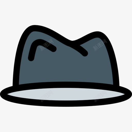 彩色12顶时髦帽图标svg_新图网 https://ixintu.com 12顶 彩色 时髦