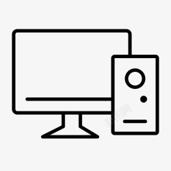 精简图标计算机随机精简图标高清图片
