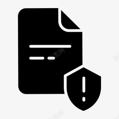 安全帐户文件图标图标