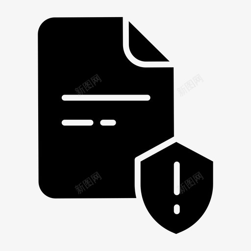 安全帐户文件图标svg_新图网 https://ixintu.com 安全 帐户 文件 页面