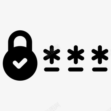 密码加密锁定图标图标