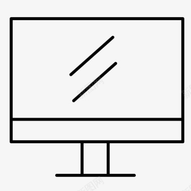 显示器电脑教育图标图标