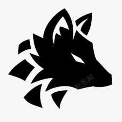 狼头标志PNG矢量图狐狸动物狗图标高清图片