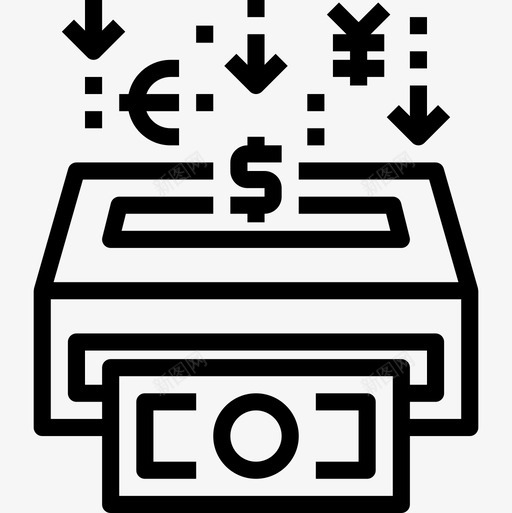 兑换货币65直系图标svg_新图网 https://ixintu.com 兑换 直系 货币