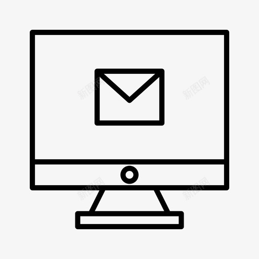 应用程序计算机桌面图标svg_新图网 https://ixintu.com 应用程序 桌面 电子邮件 计算机