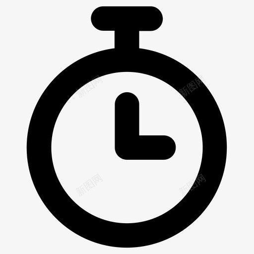 计时器时钟秒表图标svg_新图网 https://ixintu.com 时钟 秒表 计时 计时器
