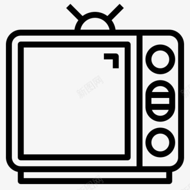 电视活动社区图标图标