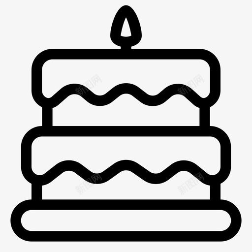蛋糕甜点食物图标svg_新图网 https://ixintu.com 厨房 甜点 蛋糕 食物