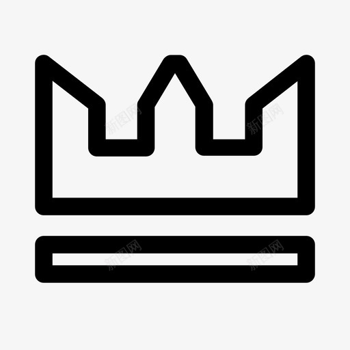 国王皇冠皇帝图标svg_新图网 https://ixintu.com 国王 权力 王国 皇冠 皇帝 黄金