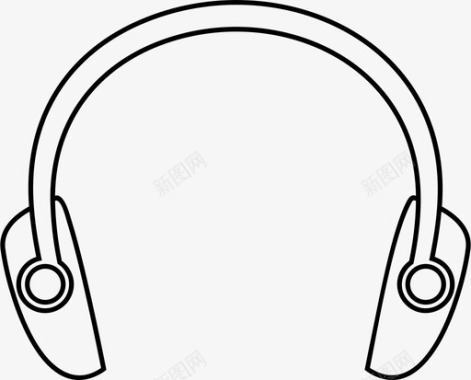 音频音频耳机技术图标图标