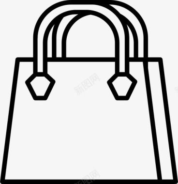 购物袋手推车衣服购物图标图标