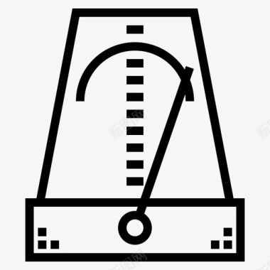 节拍器俱乐部表演图标图标