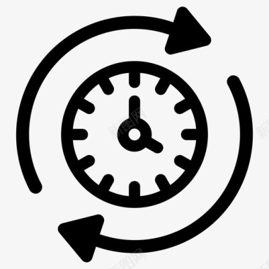 计时器时钟未来图标图标