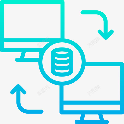 传输数据科学5梯度图标svg_新图网 https://ixintu.com 传输 数据 梯度 科学