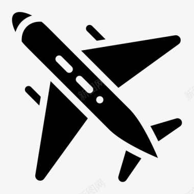 空运飞机飞行图标图标