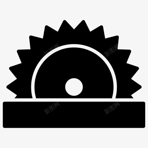 锯轮木工工具切割机图标svg_新图网 https://ixintu.com 修理 修理工 切割机 图标 字形 工具 木工 细木工 锯轮