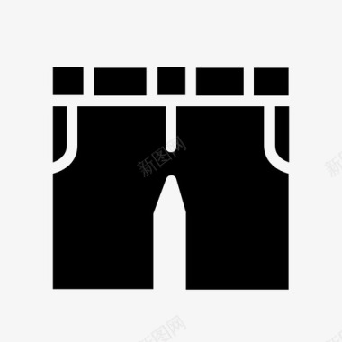 裤子男制服学校图标图标