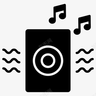 音乐盒音乐系统歌曲图标图标