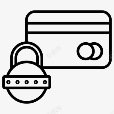 密码卡锁图标图标