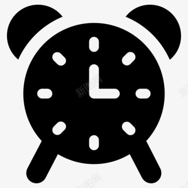 闹钟时钟时间图标图标