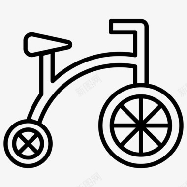 婴儿自行车自行车车辆图标图标