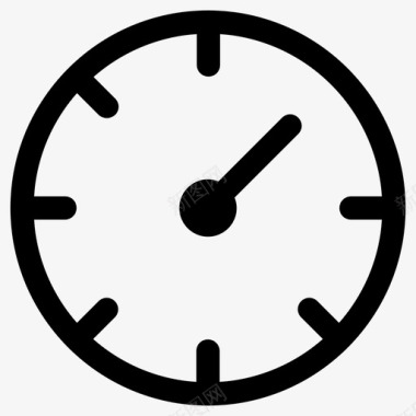 小时时钟时间图标图标