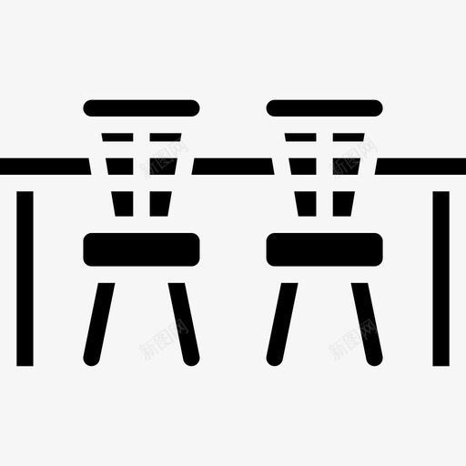 厨房餐桌家具和家用25填充图标svg_新图网 https://ixintu.com 厨房 填充 家具 家用 餐桌