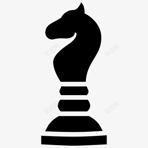 国际象棋竞赛马图标svg_新图网 https://ixintu.com 国际象棋 成功 战略 竞赛 运动器材
