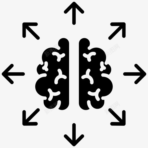 技术人工大脑图标svg_新图网 https://ixintu.com 人工 大脑 技术 智能