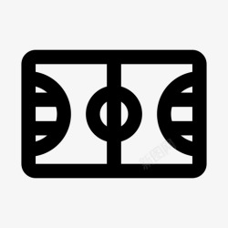 场地线场地篮筐游戏图标高清图片