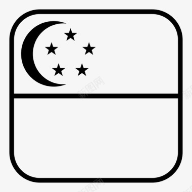 新加坡国旗国家新加坡元图标图标
