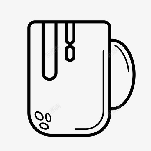 一杯咖啡热饮马克杯图标svg_新图网 https://ixintu.com 一杯 咖啡 收藏 热饮 马克