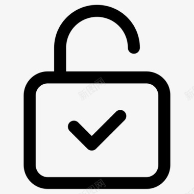 锁定访问隐私图标图标