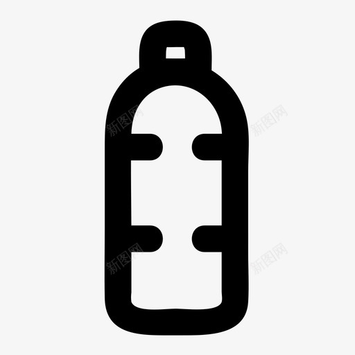 瓶拉制饮料图标svg_新图网 https://ixintu.com pvc 基本 塑料瓶 拉制 水瓶 绘制 轮廓 饮料