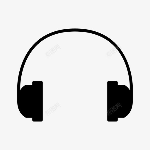 耳朵耳机音乐图标svg_新图网 https://ixintu.com 耳朵 耳机 音乐 音乐符号