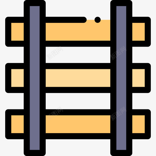 建筑公共交通20线颜色图标svg_新图网 https://ixintu.com 交通 公共 建筑 颜色